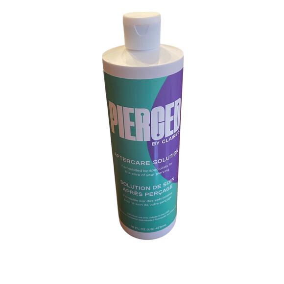 Pierced by Clare’s Aftercare Solution For Piercings Aftercare 16 oz  NEW - Picture 1 of 4